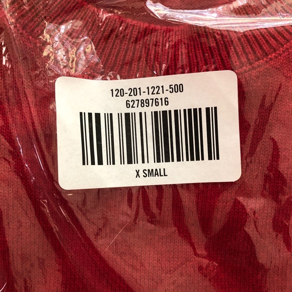 Abercrombie & Fitch Red Long Sleeve Sweater - Picture 4 of 4